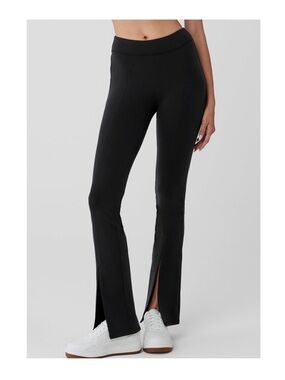 ALO Yoga Black High-Waist Flutter Leggings